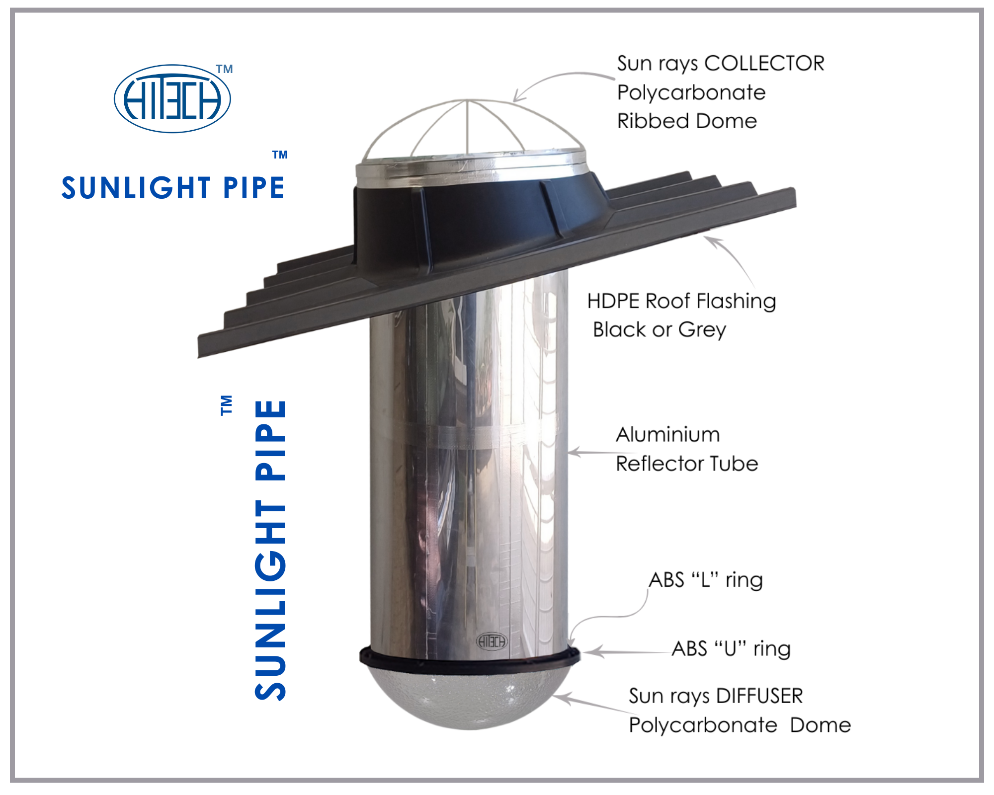 Sunlight Pipe for metal roof