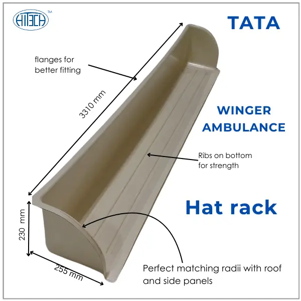 Winger Ambulance Interior Part in ABS Panel