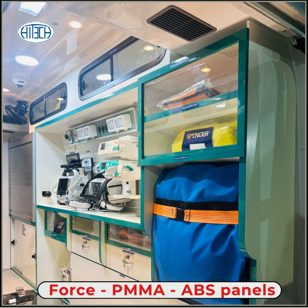 Force Ambulance ABS interior panels