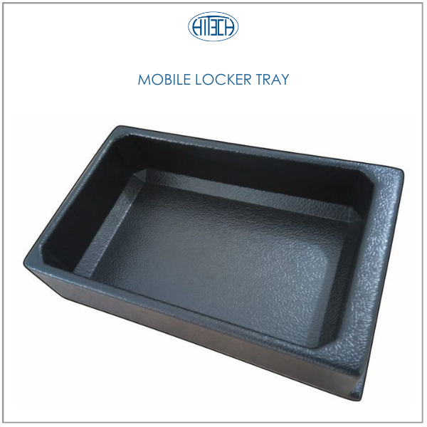 Mobile locker tray
